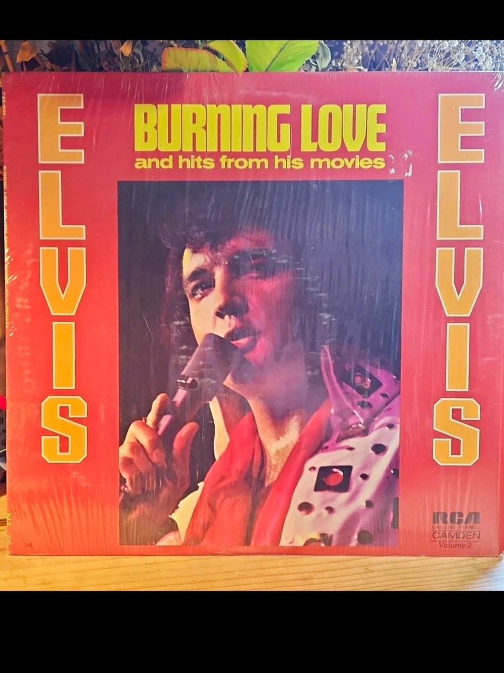 Elvis - Burning Love and Hits from His Movies Vinyl Album (Red)
